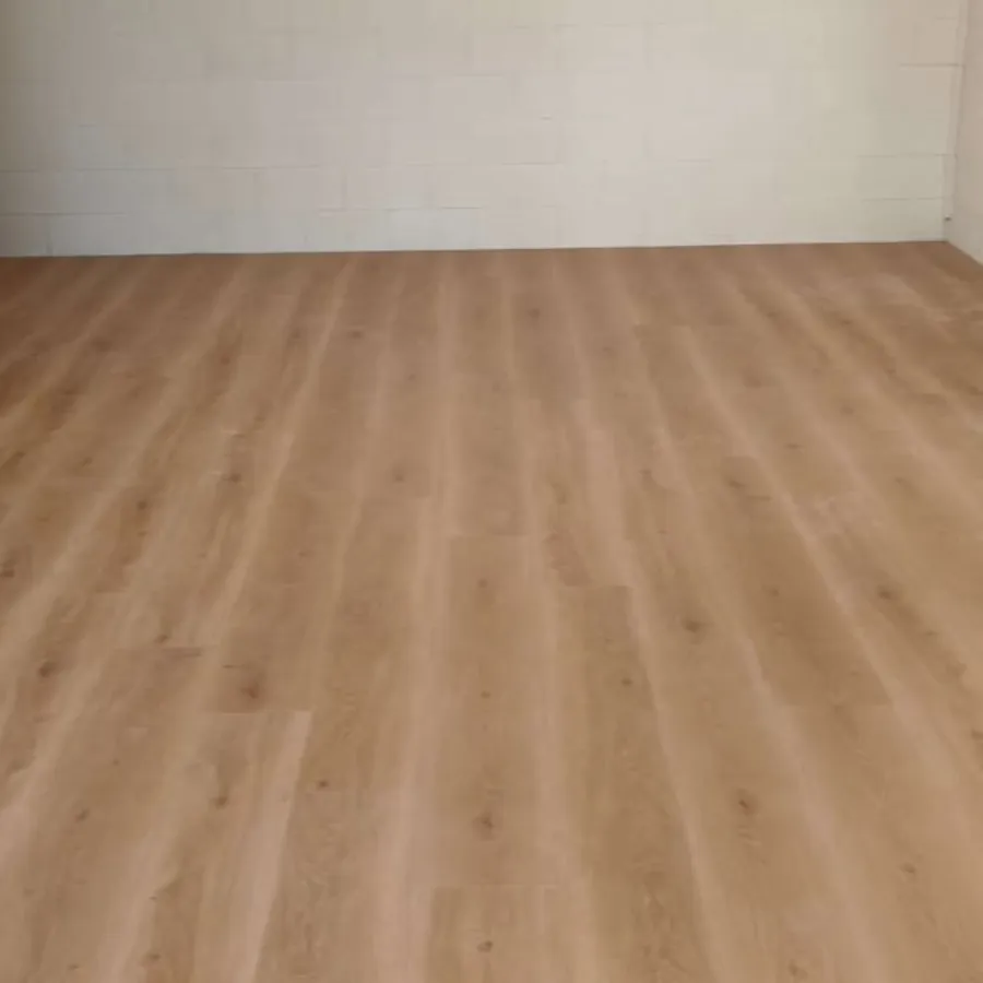 New timber-look flooring in a living space